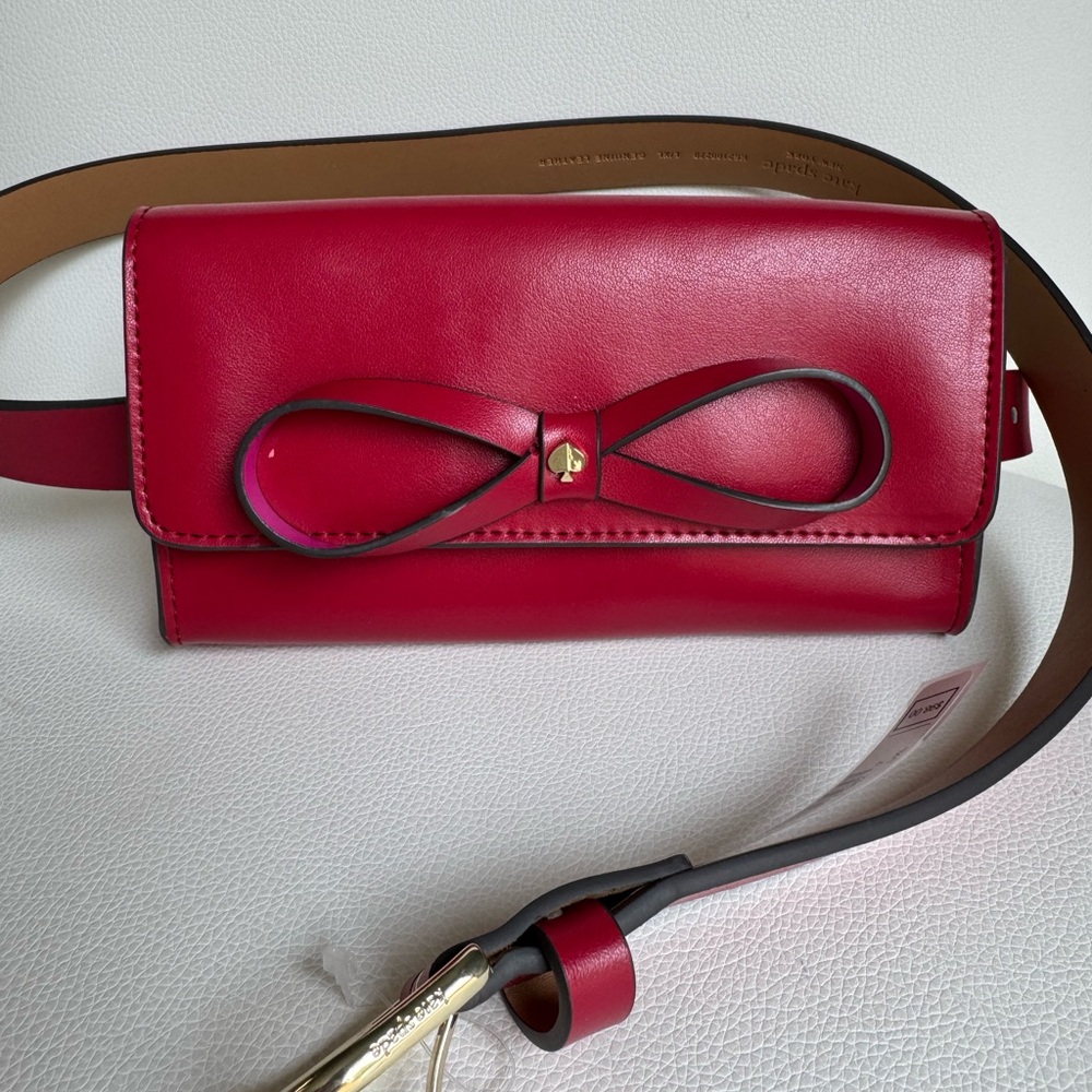 Kate Spade Authentic Leather Waist Belt/Belt Bag  NWT